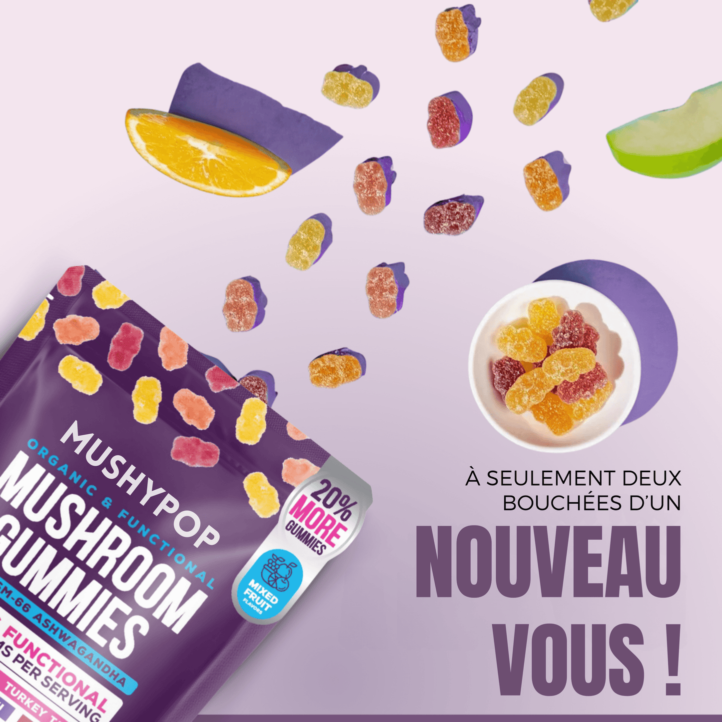 MushyPop™ - Gummies aux champignons